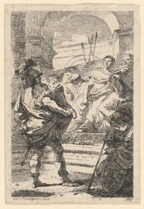 Muzio Scevola da Jean Honoré Fragonard after Giovanni Battista Tiepolo