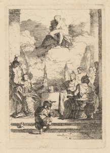 Il Banchetto di Antonio e Cleopatra da Jean Honoré Fragonard after Giovanni Battista Tiepolo