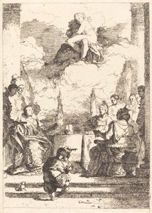Il banchetto di Antonio e Cleopatra da Jean Honoré Fragonard after Giovanni Battista Tiepolo