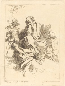 San Luca da Jean Honoré Fragonard after Giovanni Lanfranco