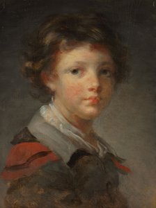 Ragazzo con mantello foderato di rosso, 1780 da Jean Honore Fragonard