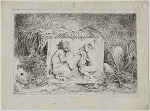 Baccanali: La famiglia dei satiri, 1763 da Jean Honore Fragonard