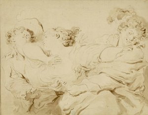 La Gifle, 1785 da Jean Honore Fragonard