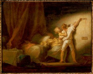 Versione modello di "Il chiavistello" da Jean Honore Fragonard
