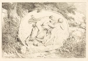 Ninfa a Cavallo di un Satiro da Jean Honore Fragonard