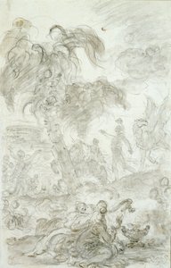 Ruggiero arriva alla soglia del palazzo di Alcina da Jean Honore Fragonard