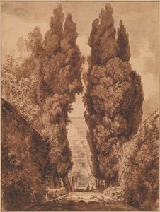 Il Viale dei Cipressi a Villa d