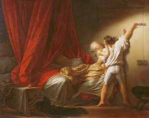 Il chiavistello, c.1778 da Jean Honore Fragonard