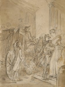 La partenza in carrozza da Jean Honore Fragonard