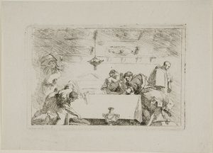 I discepoli a Emmaus da Jean Honore Fragonard