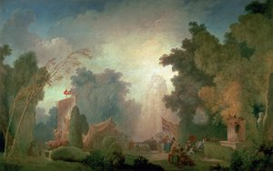 La festa a Saint-Cloud da Jean Honore Fragonard