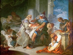 Il salvataggio del neonato Pirro