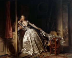 Il bacio rubato, fine 1780 da Jean Honore Fragonard
