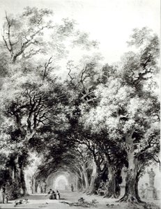 Il viale ombroso, c.1773-74 da Jean Honore Fragonard