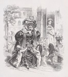 I poveri putti da Le opere complete di Béranger, 1836 da Jean Ignace Isidore Gérard