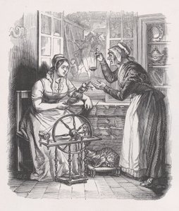 Il prigioniero di guerra da Le opere complete di Béranger, 1836 da Jean Ignace Isidore Gérard
