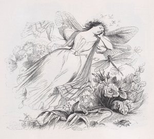 La Silfide dalle Opere Complete di Béranger, 1836 da Jean Ignace Isidore Gérard