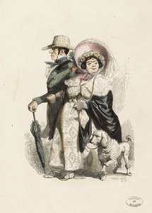 Un rentier e sua moglie, 1840