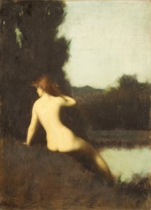 Un bagnante Echo, 1881 da Jean Jacques Henner