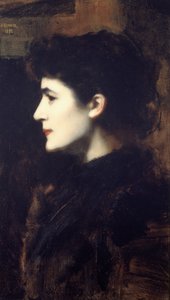 Eugénie-Marie Gadiffet-Caillard detta Germaine Dawis, 1857-1927, 1892 da Jean Jacques Henner