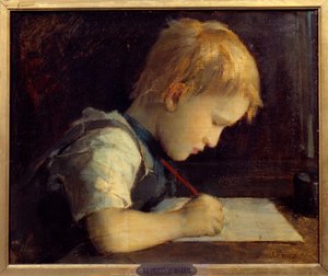 Il piccolo scrittore Paul Henner, nipote dell