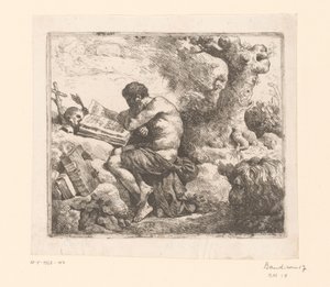 Girolamo e il leone da Jean Jacques II Lagrenee