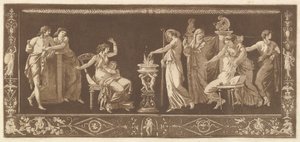 Scena di Sacrificio Antico, da Recueil de Différentes Compositions Frises et...