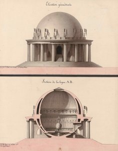 Elevazione di un tempio all