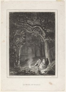 La Mare au diable da Jean Jacques Outhwaite, after Charles François Daubigny
