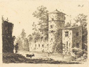 Antica Torre con Mulino ad Acqua da Jean Jacques de Boissieu