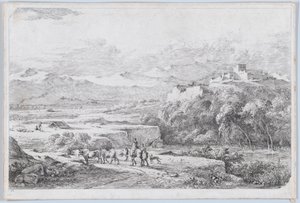 Paesaggio dopo Van der Cabel, ca. 1773