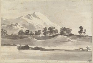 Monte Cairo dal Fiume Melfa da Jean Jacques de Boissieu