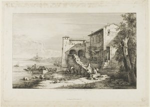 Vecchia dogana sul Tevere da Jean Jacques de Boissieu