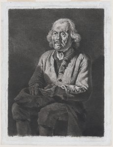 Vecchio Gérard, contadino di Chasselay da Jean Jacques de Boissieu