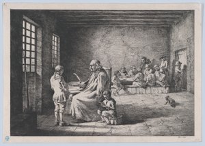 Il maestro di scuola da Jean Jacques de Boissieu