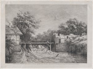 Il Mulino ad Acqua, dopo un dipinto di Ruisdael