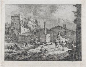 Vista di Saint-Andéol da Jean Jacques de Boissieu