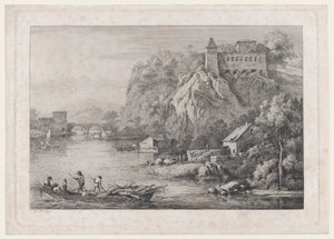 Veduta del Convento dei Carmelitani Scalzi a Lione, 1807
