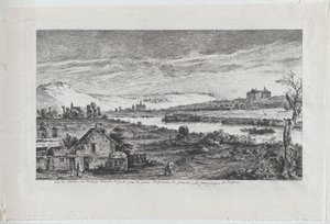 Vista del Castello di Madrid, vicino a Parigi