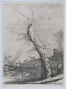 Inverno, dopo un disegno completato a Saint-Chamond, 1795 da Jean Jacques de Boissieu