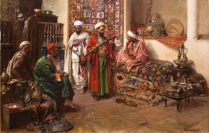 Al bazar (Senza data). (Olio su tela) da Jean Joseph Benjamin Constant