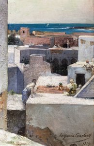 Sera sulle terrazze (Marocco) da Jean Joseph Benjamin Constant