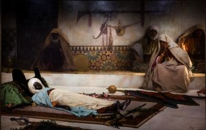 Il giorno del funerale - Scena dal Marocco da Jean Joseph Benjamin Constant