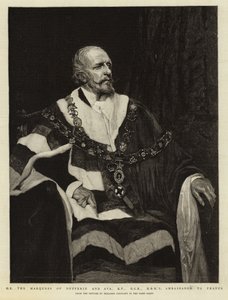 S.E. il Marchese di Dufferin e Ava, KP, GCB, Ambasciatore di S.M.B. in Francia da Jean Joseph Benjamin Constant