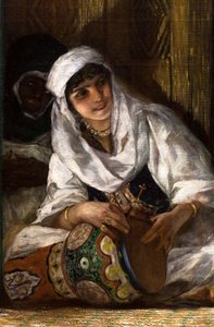 Interno di un harem in Marocco (particolare) da Jean Joseph Benjamin Constant