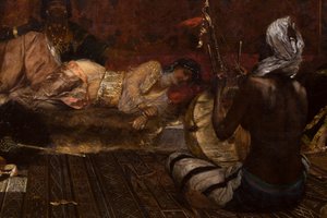 Interno di un harem in Marocco (particolare) da Jean Joseph Benjamin Constant