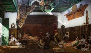 Interno di un harem in Marocco da Jean Joseph Benjamin Constant