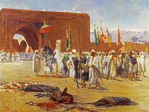 Processione moresca da Jean Joseph Benjamin Constant