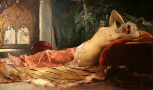 Odalisca. da Jean Joseph Benjamin Constant