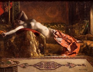 Odalisca allongeva, nota anche come "reve d